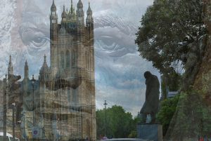Wisnton Churchill Statue vor Westminster