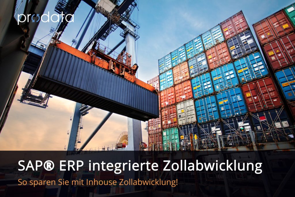 Webinaranmeldung SAP ERP integrierte Zollabwicklung