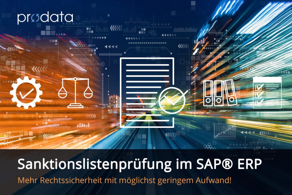 Webinar Sanktionslistenprüfung in SAP